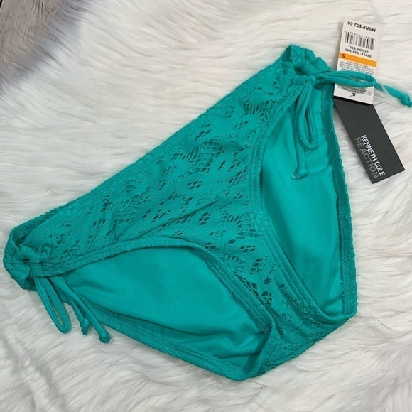 NWT Kenneth Cole Reaction Teal Bikini Bottom - Picture 2 of 8